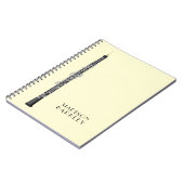 Oboe Musician Music Teacher Notizblock (Linke Seite)