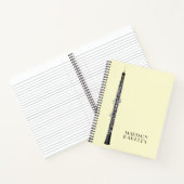 Oboe Musician Music Teacher Notizblock (Innenseite)