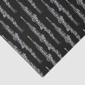 Oboe Musician Music Teacher Seidenpapier (Detail)