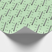Oboe Musik-Instrument Geschenkpapier (Ecke)