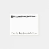 Oboe personalisieren post-it klebezettel (Vorderseite)