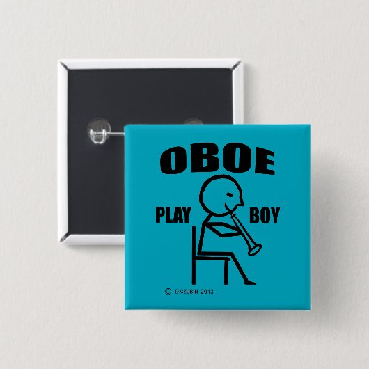 Oboe Play Boy Button (Vorne & Hinten)