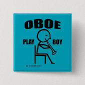 Oboe Play Boy Button (Vorderseite)