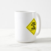 Oboe Player an Bord Oboist Funny Kaffeetasse (VorderseiteRechts)