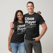 Oboe Player Definition Oboe T-Shirt (Unisex)