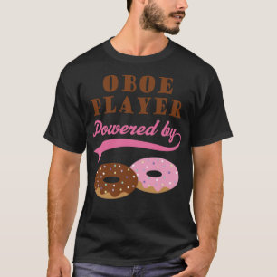 Oboe Player Donuts Musik Geburtstagsjunge Piratens T-Shirt