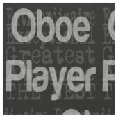 Oboe Player Extraordinaire Stoff (Nahaufnahme)