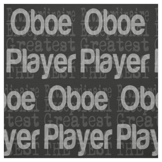 Oboe Player Extraordinaire Stoff (Muster)