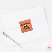Oboe Player Square Sticker (Umschlag)