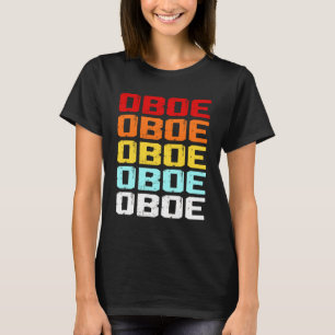 Oboe Player Vintag Music Marching Band Oboe T-Shirt
