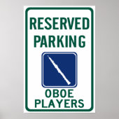 Oboe Players Parken Poster (Vorne)