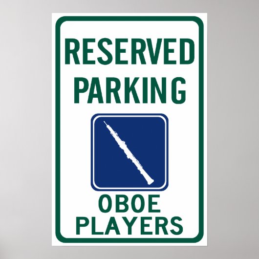 Oboe Players Parken Poster (Vorne)