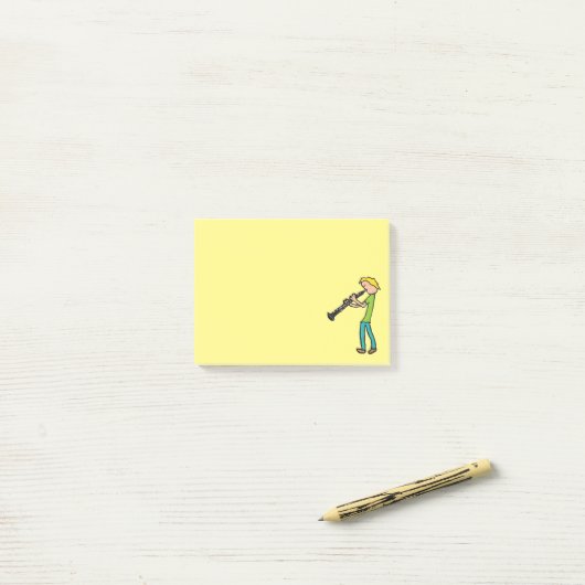 Oboe Post-it Klebezettel (Auf Schreibtisch)
