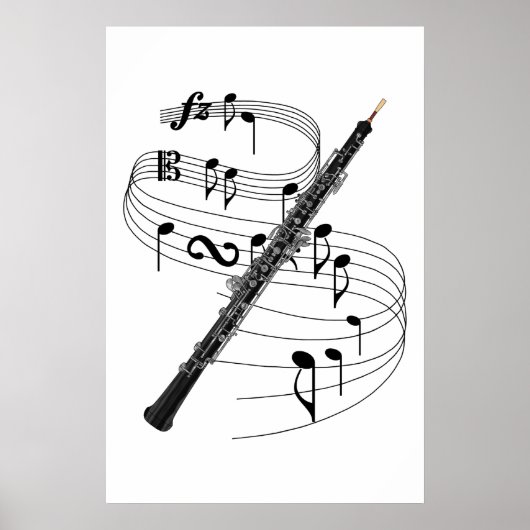 Oboe Poster (Vorne)