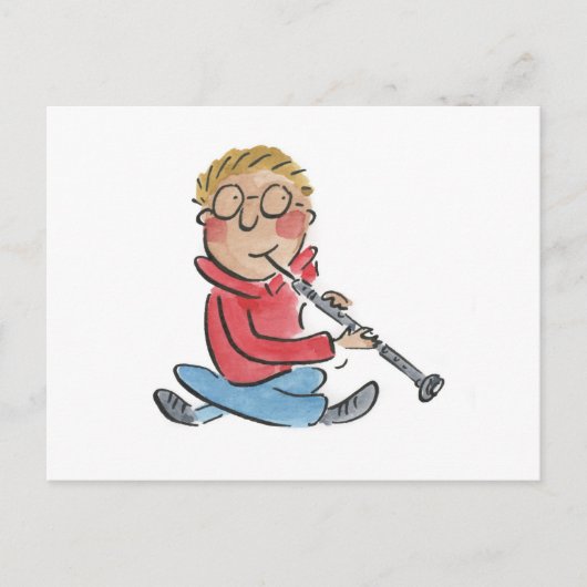 Oboe Postkarte (Vorderseite)