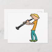 Oboe Postkarte (Vorne/Hinten)