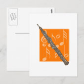 Oboe Postkarte (Vorne/Hinten)