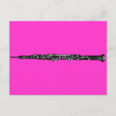 Oboe Postkarte (Vorderseite)