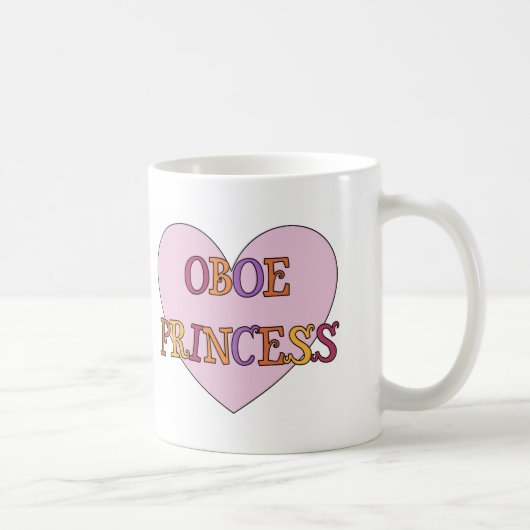 Oboe Prinzessin Mug Kaffeetasse (Rechts)