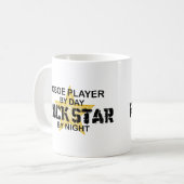 Oboe Rockstar bis zum Nacht Kaffeetasse (Vorderseite Links)