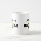 Oboe Rockstar bis zum Nacht Kaffeetasse (Mittel)