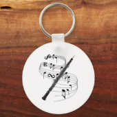 Oboe Schlüsselanhänger (Vorderseite)