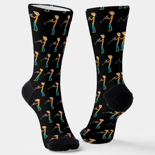 Oboe Socken (Gewinkelt)