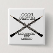 Oboe Spieler Button (Vorderseite)