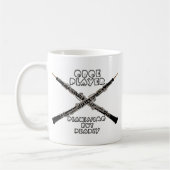 Oboe Spieler Kaffeetasse (Links)