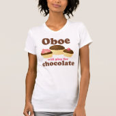 Oboe spielt für Schokolade T-Shirt (Vorderseite)