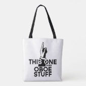 Oboe Stuff - Funny Oboe Music Tasche (Rückseite)