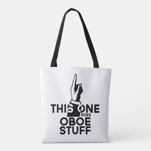Oboe Stuff - Funny Oboe Music Tasche (Rückseite)