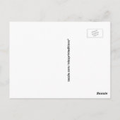 Oboe und Foliage Postkarte (Rückseite)