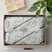Oboe und Laub Seidenpapier (Geschenk)