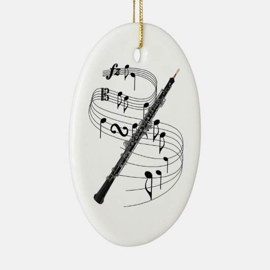 Oboe Verzierung Keramik Ornament (Rechts)