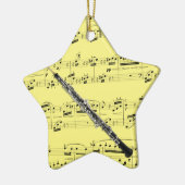 Oboe - wählen Sie Ihre Farbe aus Keramik Ornament (Links)