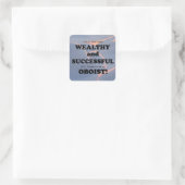 Oboe Wealthy & Successessy Square Sticker (Tasche)