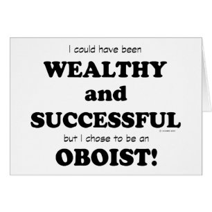 Oboe Wohlhabend und erfolgreich