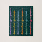 Oboe Zeichenstifte Puzzle (Vertikal)