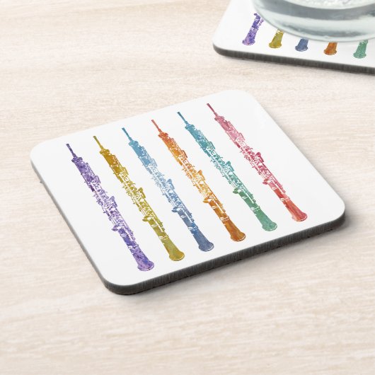 Oboe Zeichenstifte Untersetzer (Linke Seite)