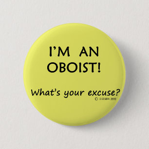 Oboist Entschuldigung Button