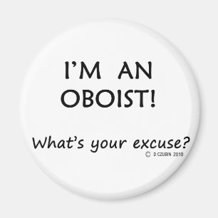 Oboist Entschuldigung Magnet