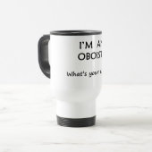 Oboist Entschuldigung Reisebecher (Vorderseite Links)
