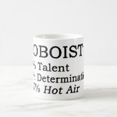 Oboist-Heißluft Kaffeetasse (Mittel)