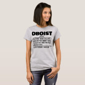 Oboist Noun Definition Band Memes Oboe Player T-Shirt (Vorne ganz)