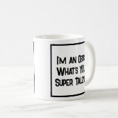 Oboist Super Talent. Tasse (VorderseiteRechts)