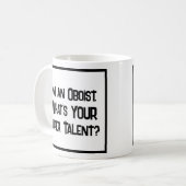 Oboist Super Talent. Tasse (Vorderseite Links)