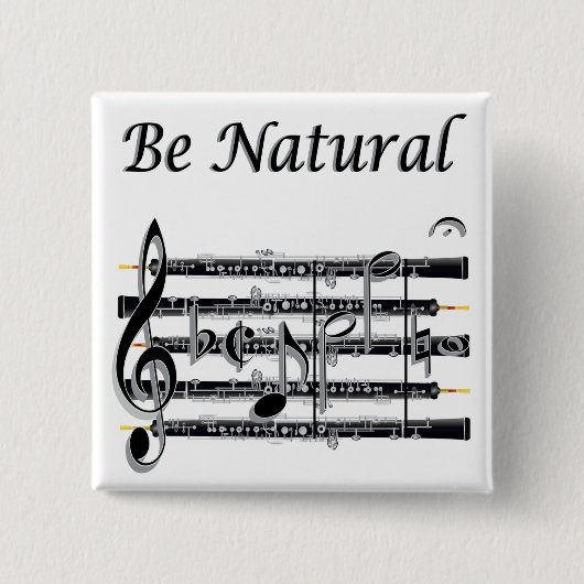 Oboists können zu natürlichem B Button (Vorderseite)