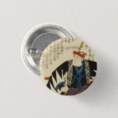 Ōboshi Yuranosuke Yoshio Button (Vorne & Hinten)