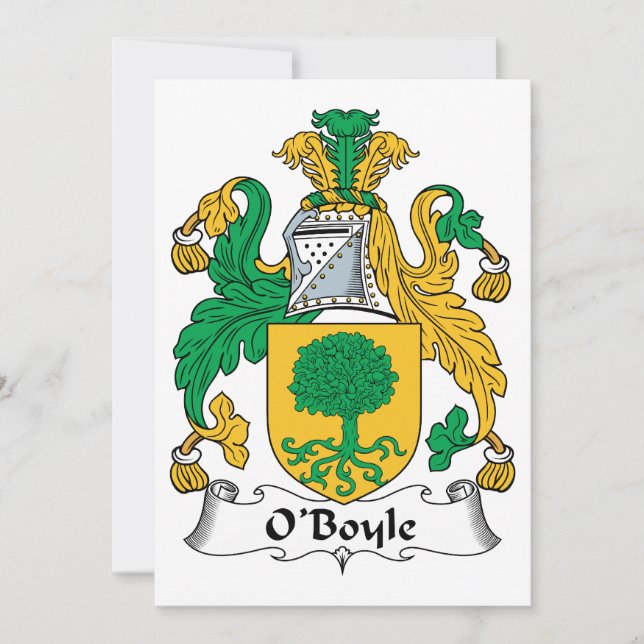 O'Boyle Familienwappen (Vorderseite)